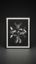 Digital Print Midnight Geometry Limited Edition
