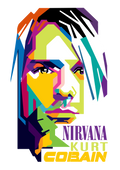 Kurt Cobain Pop Art