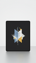 NFT Digital Art on Minimalist Tablet